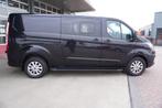 Ford Transit Custom 300 2.0 TDCI 170PK L2H1 Limited Dubbelca, Auto's, 15 km/l, Euro 6, 4 cilinders, Zwart