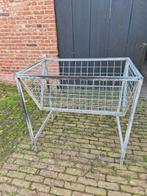 Zeer degelijke gegalvaniseerde schapen geiten voerruif.