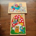 Vintage Simplex Insteekpuzzels Hout, Ophalen, 2 tot 4 jaar, Gebruikt, Van hout