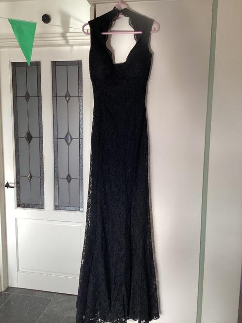 Galajurk, Kleding | Dames, Gelegenheidskleding, Zo goed als nieuw, Galajurk, Maat 38/40 (M), Zwart, Ophalen of Verzenden