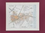 SCHIEDAM 1917 originele plattegrond ANWB, Nederland, Gelezen, Ophalen of Verzenden, 1800 tot 2000