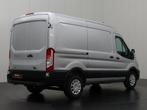 Ford Transit 2.0TDI 130PK L2H2 Business | Airco | Cruise | 3, Auto's, Stof, Gebruikt, Zwart, Metallic lak