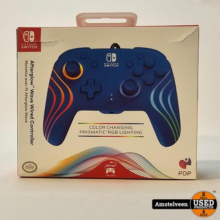 PDP Afterglow WAVE Draadloze Controller - Nintendo Switch -, Spelcomputers en Games, Spelcomputers | Nintendo Switch, Gebruikt