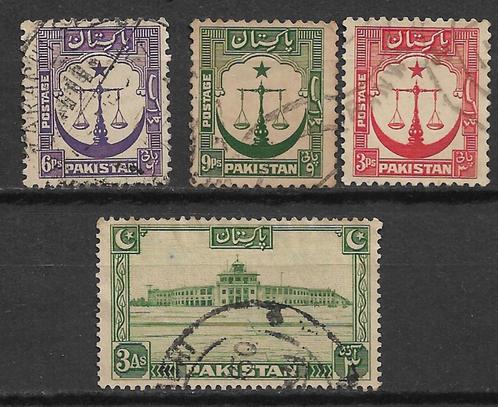 Pakistan 1948 Def serie weegschaal, Postzegels en Munten, Postzegels | Azië, Gestempeld, Zuid-Azië, Verzenden