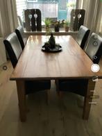Eettafel + stoelen, Ophalen, Zo goed als nieuw