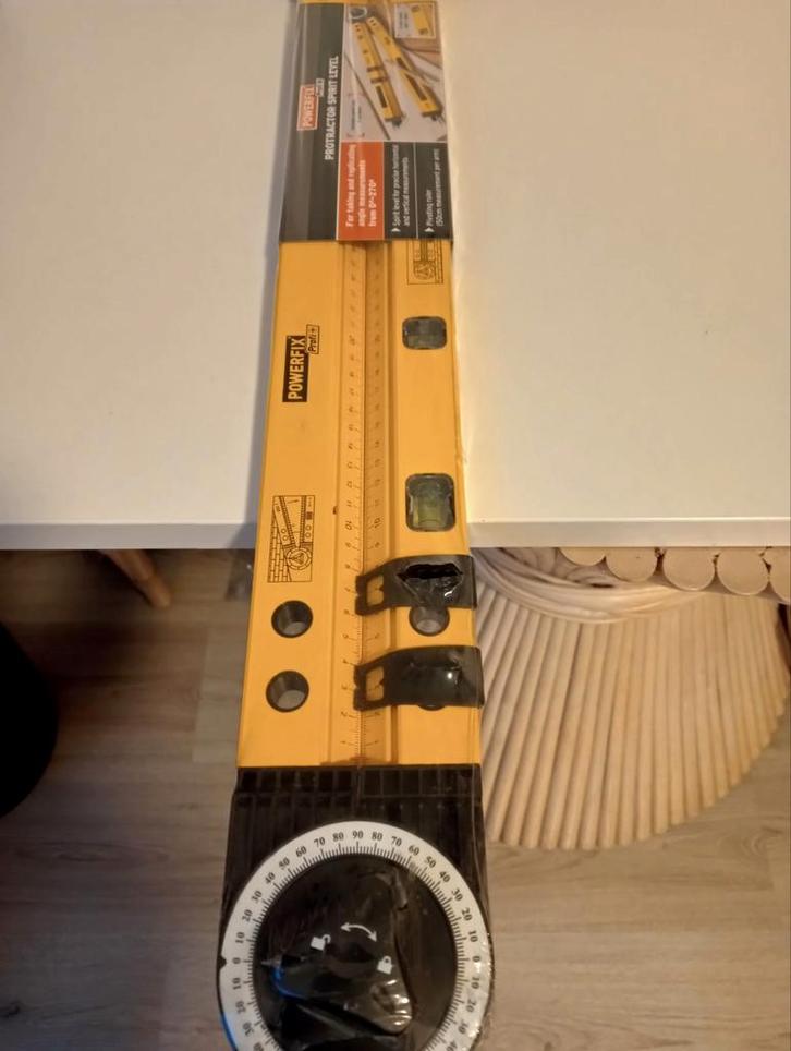 Powerfix Profi+ Protractor Waterpas, Doe-het-zelf en Verbouw, Meetapparatuur, Ophalen of Verzenden