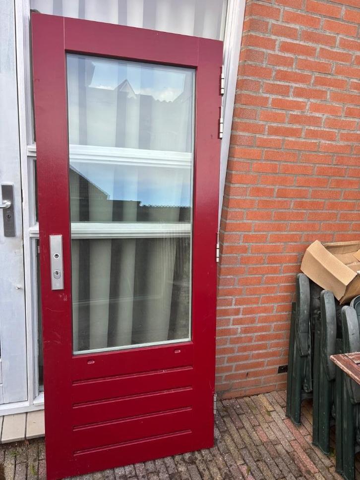 Achterdeur incl driepuntssluiting, beslag en dubbelglas hr++, Huis en Inrichting, Slaapkamer | Complete slaapkamers, Zo goed als nieuw