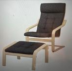 IKEA Fauteuil met Voetenbank, Ophalen, 75 tot 100 cm, Zo goed als nieuw, 50 tot 75 cm