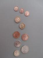 Munten Engeland 1940 -1953 -1971 -1979 -1983 -1992, Postzegels en Munten, Munten | Europa | Niet-Euromunten, Ophalen of Verzenden