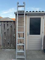 Hubo ladder 3069 in goede staat, Doe-het-zelf en Verbouw, Ophalen, Zo goed als nieuw, Ladder, 4 meter of meer
