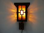 Smeedijzeren Amsterdamse School wandlantaarn lamp lantaarn, Ophalen of Verzenden
