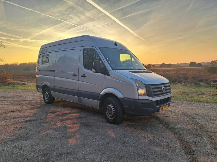 Zelfbouw Off-grid camper VW crafter 2013, Caravans en Kamperen, Campers, Particulier, tot en met 2, Buscamper of Camperbus, Volkswagen
