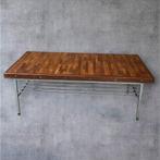 Teakhouten Salontafel Mid-Century Design, Ophalen, Gebruikt, 100 tot 150 cm, 50 tot 100 cm