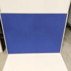 Prikbord dubbelzijdig Legamaster blauw 120x90 cm, Huis en Inrichting, Woonaccessoires | Memoborden, Ophalen, Gebruikt, Prikbord