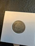 25 cent 1896 Wilhelmina (gulden), Zilver, 25 cent, Ophalen of Verzenden, Koningin Wilhelmina