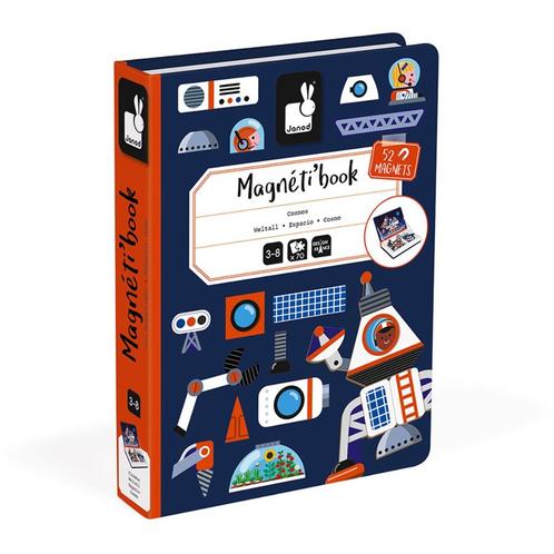 Magneetboek Boek Heelal Cosmos Janod, Kinderen en Baby's, Speelgoed | Educatief en Creatief, Nieuw, Ophalen of Verzenden