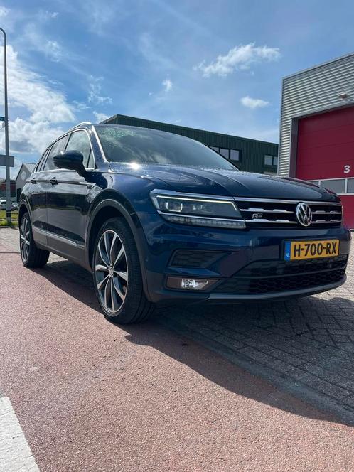 Volkswagen Tiguan 2.0 TDI 4MOTION 230pk DSG 2017 Blauw, Auto's, Volkswagen, Particulier, Tiguan, 4x4, ABS, Achteruitrijcamera