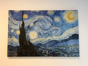 Van Gogh Sterrennacht Schilderij beschikbaar voor biedingen