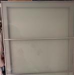 PAX Kast Schuifdeur Panelen Wit Glas 100x50 (3 stuks), Gebruikt, Ophalen of Verzenden, Glas, Minder dan 25 cm
