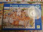 Djeco - Observation Puzzle / Puzzel - 100 stukjes - Fort, 4 tot 6 jaar, Meer dan 50 stukjes, Ophalen of Verzenden, Zo goed als nieuw
