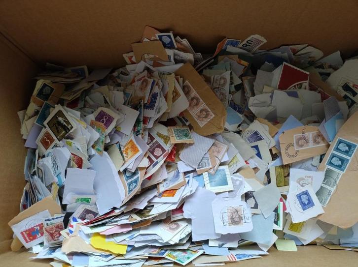 3.3 Kg Kantoorpost Gulden zegels, Postzegels en Munten, Postzegels | Nederland, Gestempeld, Na 1940, Ophalen of Verzenden