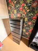 zwarte Ikea malm ladekast 6 lades en spiegel, Huis en Inrichting, Kasten | Ladekasten, Ophalen, 50 tot 100 cm, Zo goed als nieuw