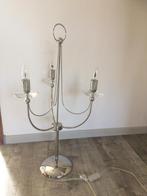 Exclusieve zilverkleurige tafellamp 75 cm hoog., Ophalen of Verzenden