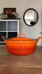 Gietijzeren dru pan, Huis en Inrichting, Keuken | Potten en Pannen, Gietijzer, Ophalen of Verzenden, Zo goed als nieuw, Keramische plaat