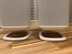 Zgan witte sonos one speakerset + flexson tafelstand, Onbekend, Ophalen of Verzenden, Zo goed als nieuw, Sonos