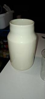 Unieke Keramieken Vaas - Handgemaakt, Huis en Inrichting, Woonaccessoires | Vazen, Wit, Aardewerk of Porselein, Nieuw, Ophalen of Verzenden