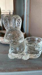 Goebel glas kristal eierdop konijn eierhouder Pasen, Antiek en Kunst, Antiek | Glas en Kristal, Ophalen of Verzenden
