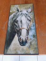 Schilderij paardenkop, Minder dan 50 cm, Gebruikt, 50 tot 75 cm, Ophalen of Verzenden