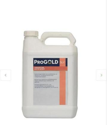Nieuw! En ongeopend. Progold terpentine 5 liter beschikbaar voor biedingen