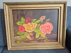 Olieverfschilderij bloemen, Ophalen