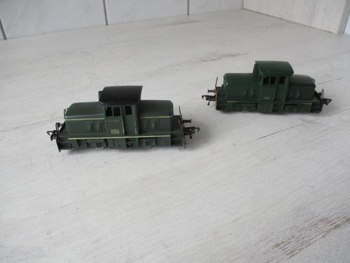 Fleischmann Diesellokjes 1306 2x, Hobby en Vrije tijd, Modeltreinen | H0, Zo goed als nieuw, Wagon, Gelijkstroom, Fleischmann