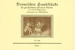 Gezocht: Vermischte Handstücke voor piano, Muziek en Instrumenten, Bladmuziek, Ophalen of Verzenden, Zo goed als nieuw, Piano