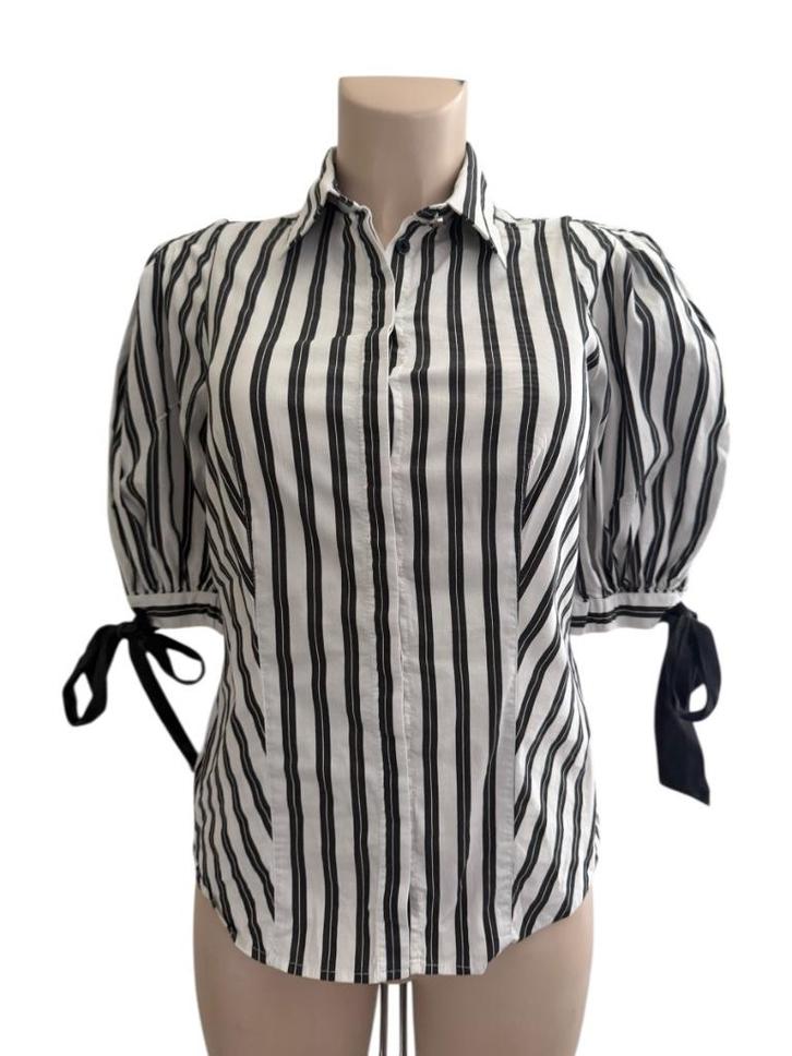 Karen Millen blouse S, Kleding | Dames, Blouses en Tunieken, Zo goed als nieuw, Maat 36 (S), Grijs, Ophalen of Verzenden