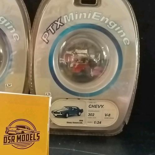 1:24 Chevy 302 V8 motorblok, Hobby en Vrije tijd, Modelauto's | 1:24, Nieuw, Motor, Overige merken, Ophalen of Verzenden