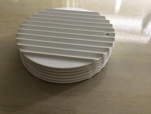 6 witte Pannenonderzetters in nieuwstaat, Huis en Inrichting, Woonaccessoires | Onderzetters, Nieuw, Pot of Pan, Ophalen of Verzenden