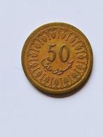 Munt Tunesië 50  1960 1380, Ophalen of Verzenden, Overige landen, Losse munt