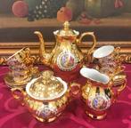Gemerkt oud mokka servies compleet kofie / theeservies set, Antiek en Kunst, Antiek | Servies compleet, Ophalen of Verzenden