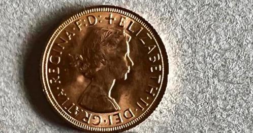 Gouden Sovereign Queen Elizabeth Young head, Postzegels en Munten, Edelmetalen en Baren, Goud, Ophalen of Verzenden