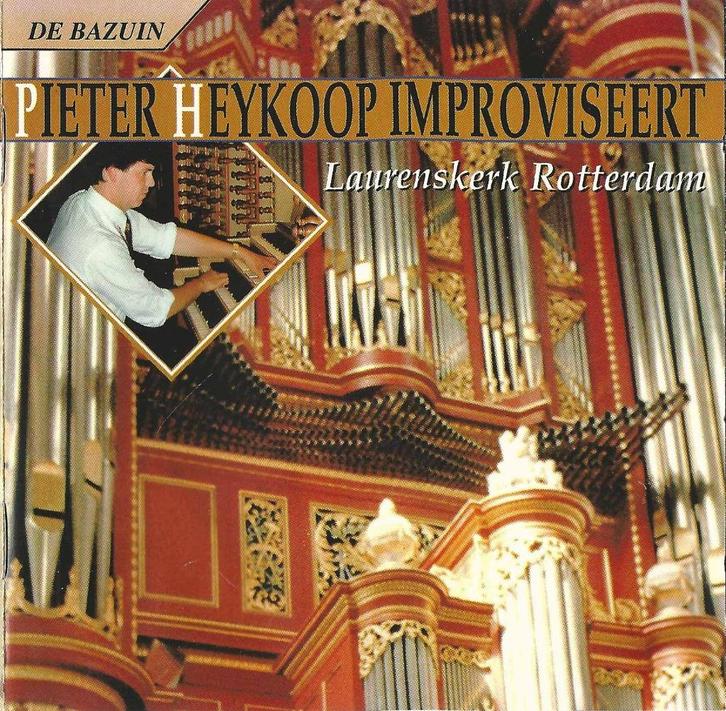 OrgelCD: Pieter Heykoop improviseert Laurenskerk Rotterdam, Cd's en Dvd's, Cd's | Religie en Gospel, Zo goed als nieuw, Koren of Klassiek