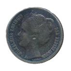 Nederland 1/2 Gulden 1907 Wilhelmina met diadeem met patina