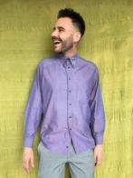 Vintage overhemd / shirt / paars / small / maat S / 37-38, Hgv, Halswijdte 38 (S) of kleiner, Vintage, Ophalen of Verzenden