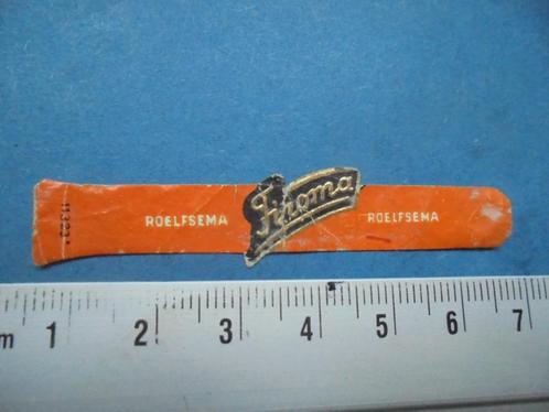 Oude sigarenband Firoma Roelfsema uit WINSCHOTEN nr. 113231, Verzamelen, Rookartikelen, Aanstekers en Luciferdoosjes, Gebruikt