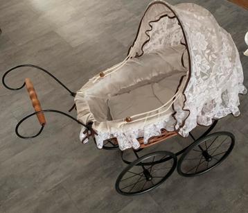 Antiek Baby Poppenwagen 