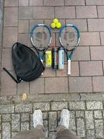 Tennisrackets en spullen + tas, Ophalen, Zo goed als nieuw, Tas
