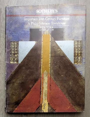 Important 20th Century Furniture 1989 Sotheby's New York beschikbaar voor biedingen