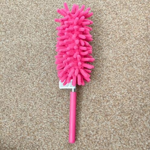Uitschuifbare plumeau roze, Huis en Inrichting, Schoonmaakartikelen, Overige typen, Ophalen